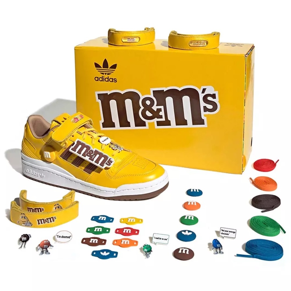 Brand New Never Worn M&M sneakers. Men’s size 10.5
